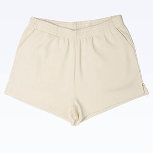 COCOBURRY Women’s Jogging Athletic Soft Shorts Comfy Ivory BRAND NEW Size Medium